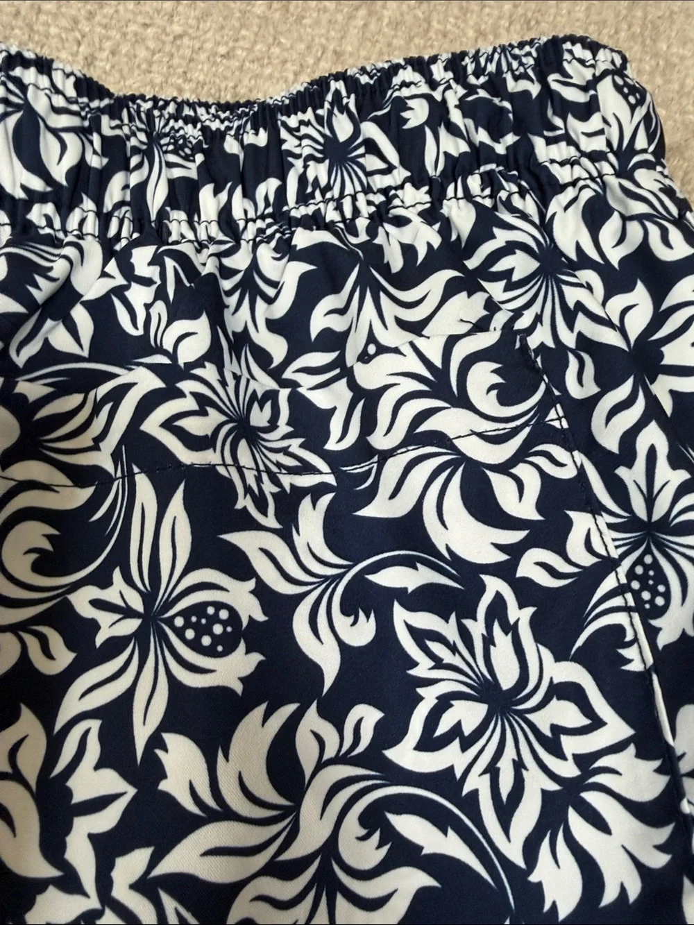 2 pair of Men's XXL Swim Trunks with Drawstring Waist